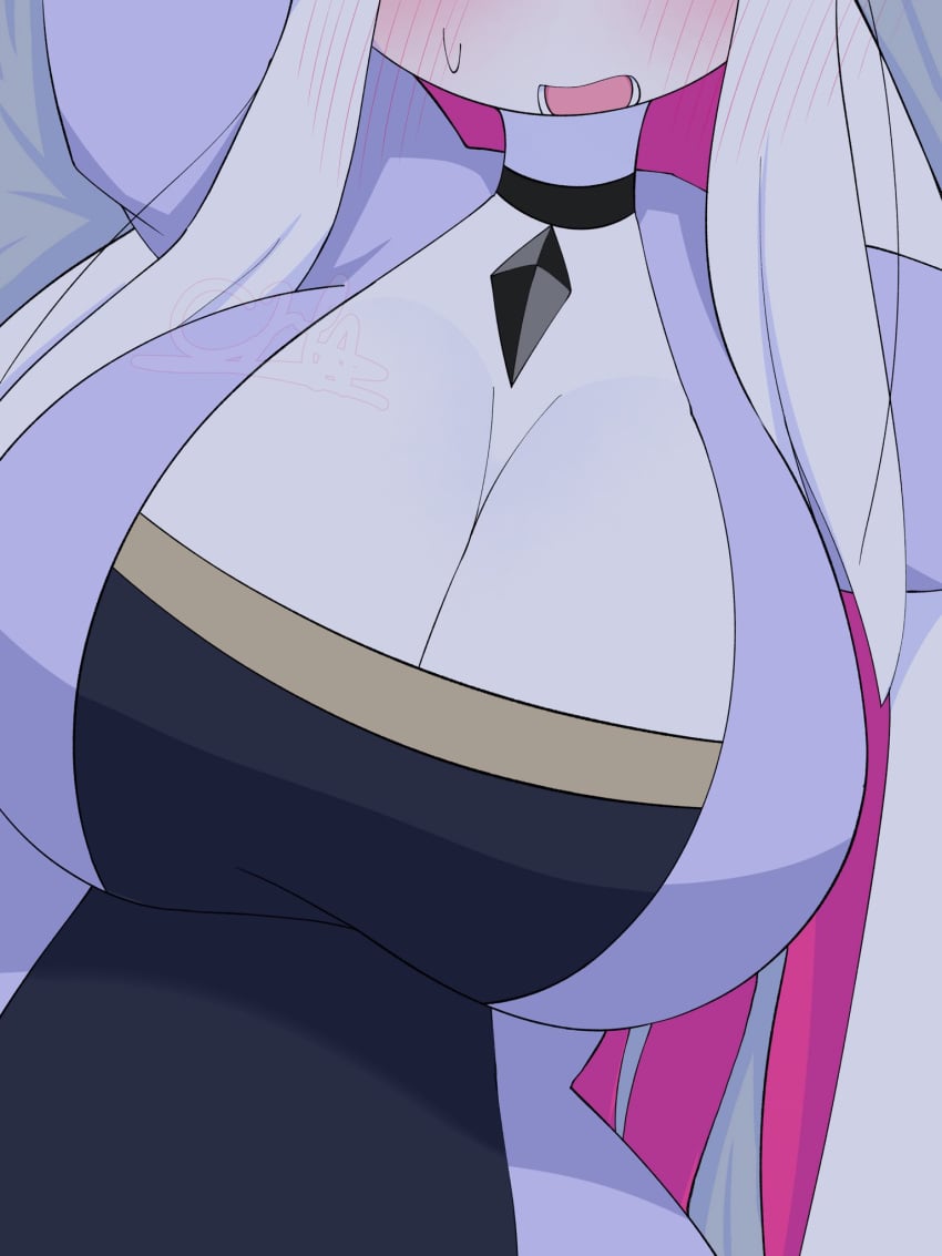 1girls big_breasts blushing boobs_focus breasts breasts_focus female female_only fnf_entity friday_night_funkin friday_night_funkin:_entity friday_night_funkin_mod large_breasts nfch_05054 nikusa_(sugarratio)