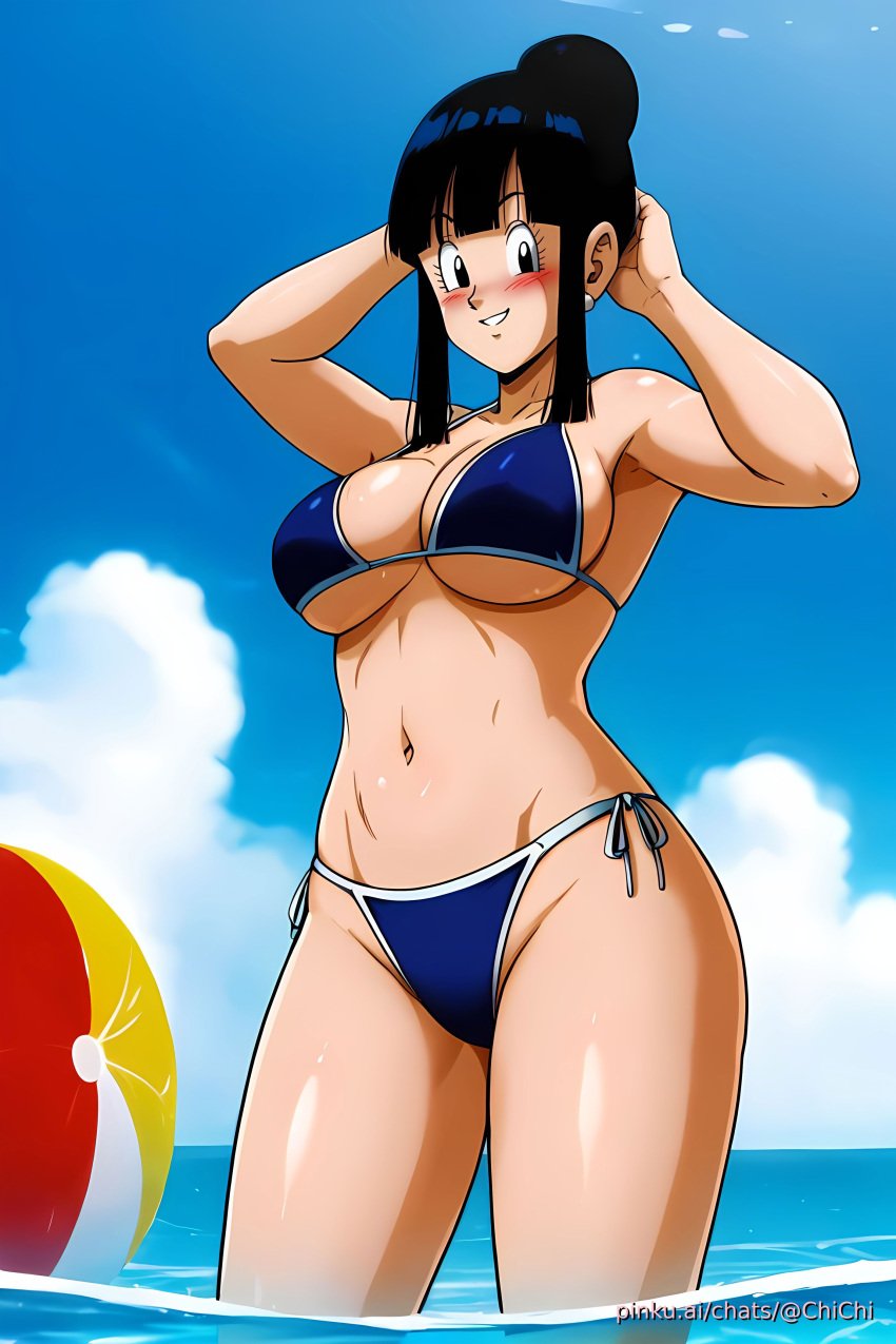 ai_generated aichat bikini breasts candid chichi dragon_ball female pinku pinku.ai pinkuai