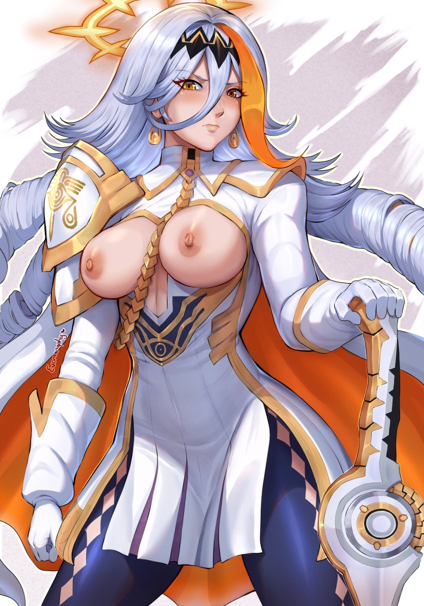 baldr_(fire_emblem_heroes) breasts evomanaphy fire_emblem fire_emblem_heroes nipples