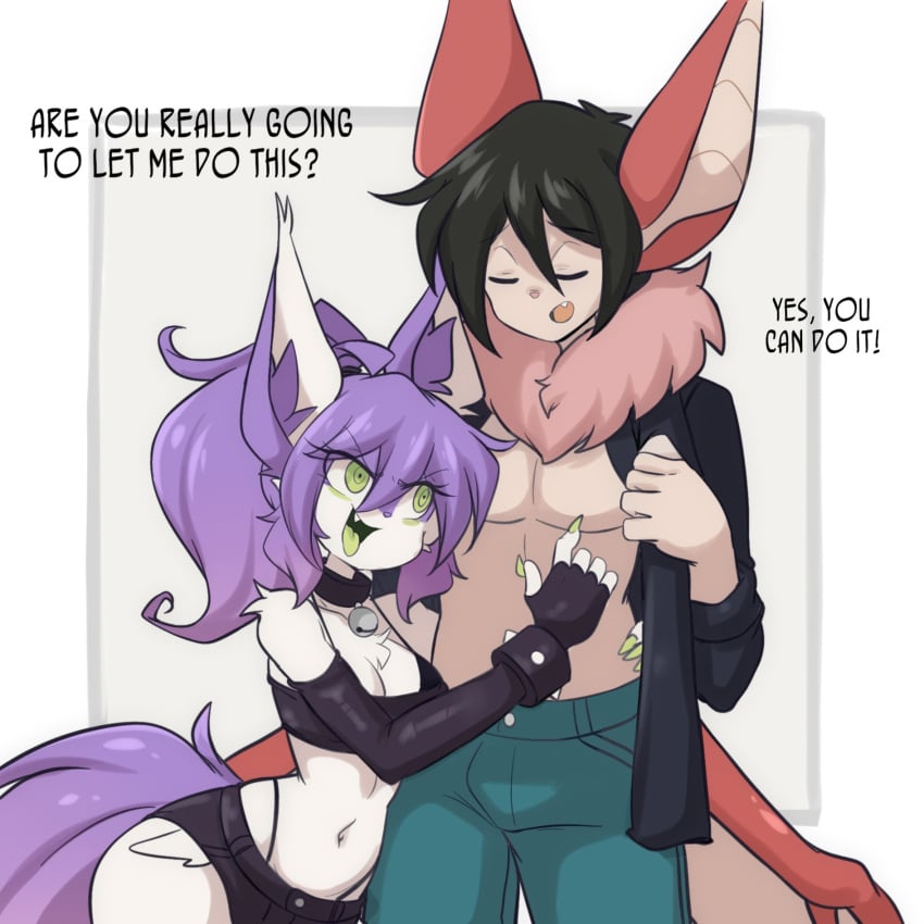 big_breasts breasts cleavage female furry hiel_(lucyfercomic) huge_breasts lucyfercomic roy_(lucyfercomic) tagme thick_thighs wide_hips