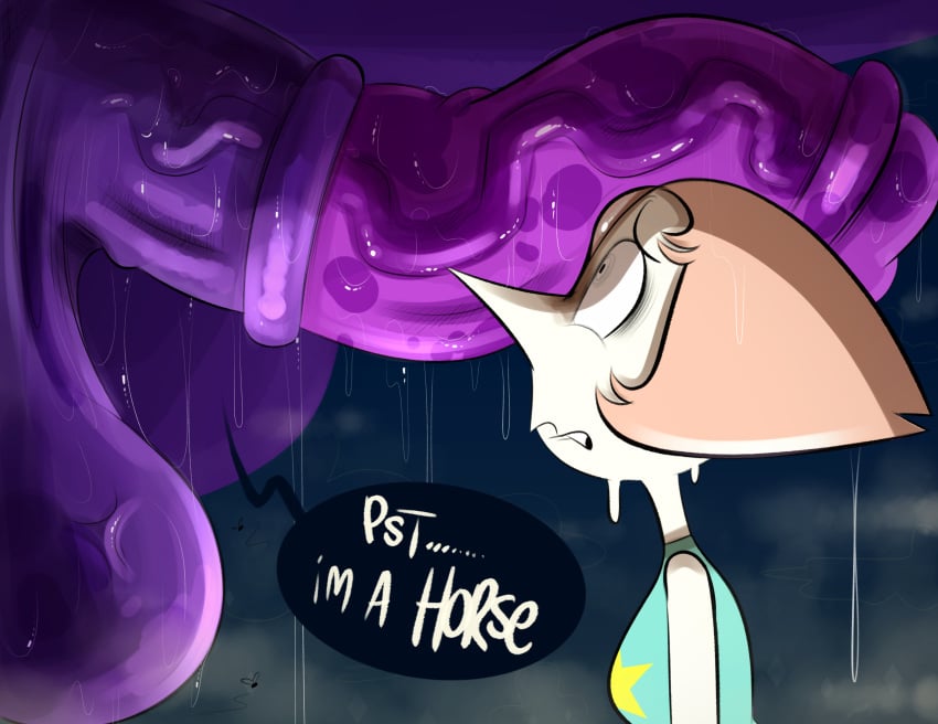 amethyst_(steven_universe) animal_genitalia animal_penis arthropod balls big_balls big_penis bodily_fluids cartoon_network duo english_text equid equine equine_genitalia equine_penis female fly_(animal) forehead_gem gem gem_(species) genitals hair hi_res horse huge_balls huge_cock humanoid imminent_sex insects long_nose mammal ota_(artist) pearl_(steven_universe) penis penis_awe penis_on_face pink_hair pointy_nose purple_body purple_penis short_hair steven_universe sweat sweating_profusely sweaty_genitalia sweaty_penis text vein veiny_penis white_body white_skin