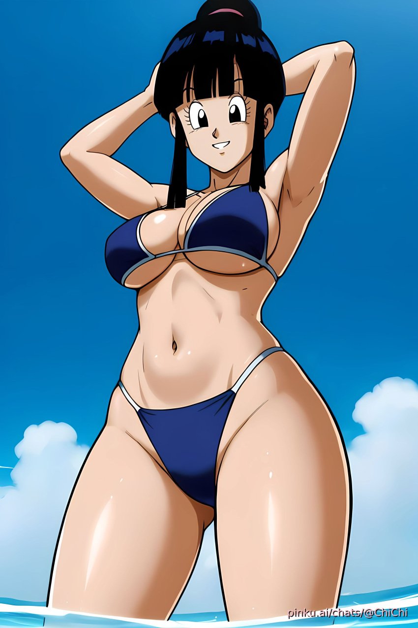 ai_generated aichat bikini breasts candid chi-chi chichi dragon_ball female pinku pinku.ai pinkuai