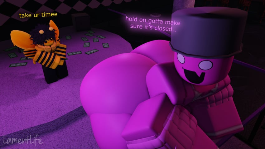 1boy 1femboy 1male 2male 2males 3d artist_name ass big_ass bubble_ass bubble_butt dialogue english_text enormous_ass fat_ass femboy huge_ass huge_butt huge_thighs lamentlife lamentlife_(oc) large_ass large_butt male massive_ass massive_butt massive_thighs roblox robloxian robux text thicc_thighs thick_thighs watermark wide_hip wide_hips wide_thighs