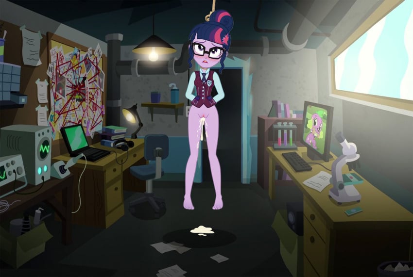 after_rape after_sex ai_generated clothing cum death defeated edit edited equestria_girls glasses hair_bun hanged hasbro indoors my_little_pony noose open_mouth pussy rope school_uniform sci-twi small_breasts twilight_sparkle_(eg) twilight_sparkle_(mlp) uncensored vulva