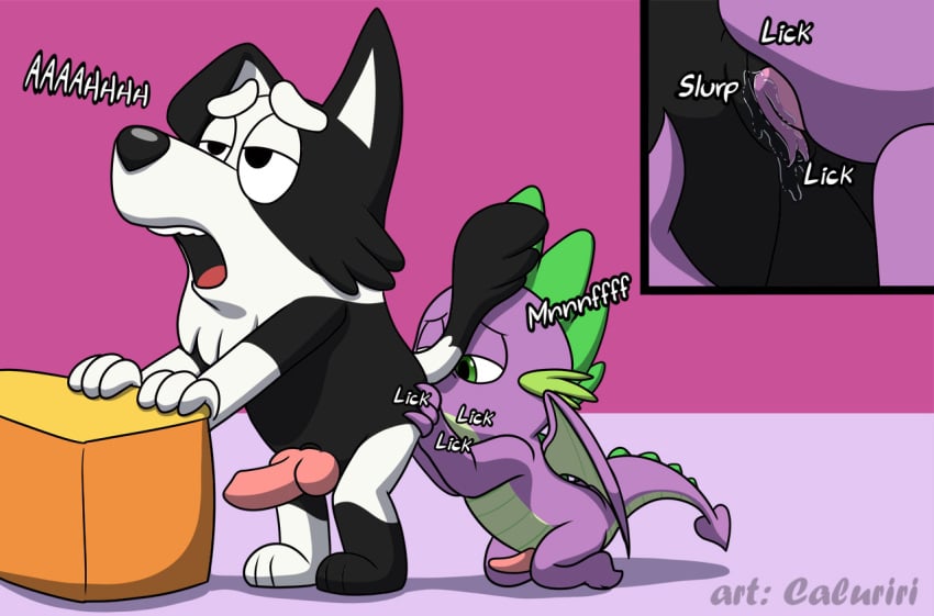 anal anal_oral_sex anal_sex anilingus anus anus_lick anus_licking ass ass_licking black_body black_fur black_tail bluey_(series) caluriri canid canine canis close_to_orgasm collie friendship_is_magic green_body green_eyes green_scales herding_dog licking_anus licking_ass licking_butt licking_sound_effect mackenzie_(bluey) mackenzie_border_collie male/male male_rimmed male_rimming male_rimming_male mammal moaning_in_pleasure my_little_pony one_ear_up oral oral_sex pastoral_dog penis purple_body purple_scales purple_tail rimjob rimming sex sheepdog spike_(mlp) two_tone_body two_tone_fur two_tone_tail white_body white_fur white_tail young young_male