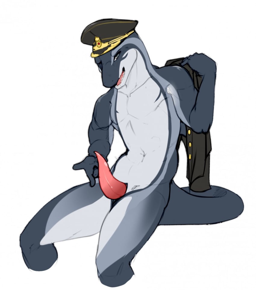 2016 animal_genitalia animal_penis anixis anthro athletic aurelius beckoning captain cetacean cetacean_penis clothing coat conditional_dnp delphinoid erection gesture hat_only headgear headwear hi_res looking_at_viewer male male_only mammal marine mostly_nude oceanic_dolphin penis portrait simple_background sitting solo striped_dolphin three-quarter_portrait toothed_whale white_background