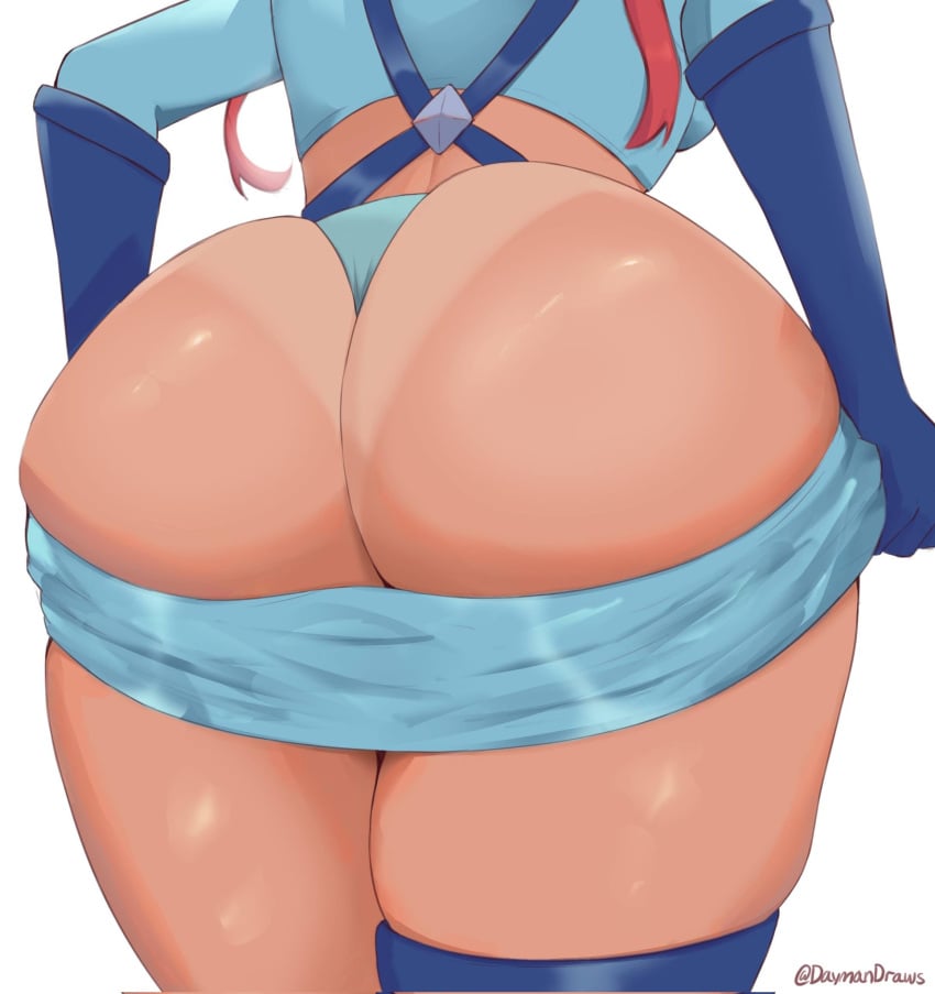 1girls ass big_ass daymandraws fat_ass latina nintendo pokemon pokemon_bw pokemon_bw2 red_hair skyla_(pokemon) tanned_female tanned_skin thick thighs tight_clothing