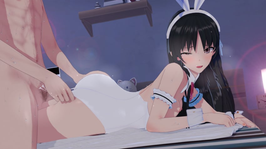 bunnysuit classroom_of_the_elite horikita_suzune koikatsu penetration sex white_suit youkoso_jitsuryoku_shijou_shugi_no_kyoushitsu_e