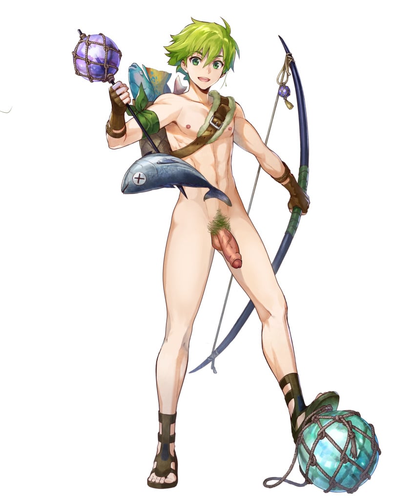 edit edited_official_artwork fire_emblem fire_emblem:_the_binding_blade fire_emblem_heroes male male_only naked nude_filter penis uncut wolt_(fire_emblem) wolt_(summer)_(fire_emblem)