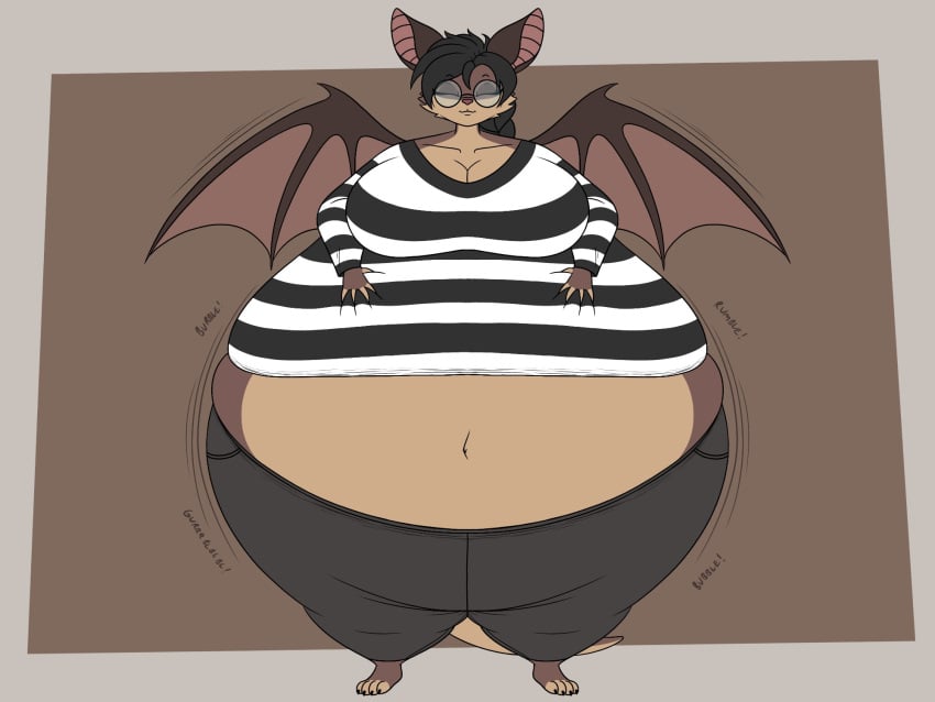 bbw big_breasts breasts cleavage female furry huge_breasts lj_caffie overweight tagme thick_thighs weight_gain wide_hips