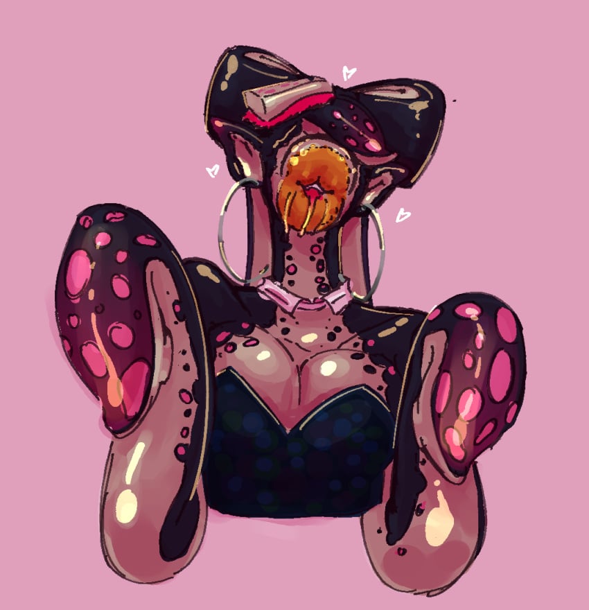after_transformation big_lips big_lips_no_eyes bimbo_lips callie_(splatoon) drool drooling monster splatoon splatoon_(series) syllabunne tentacle what