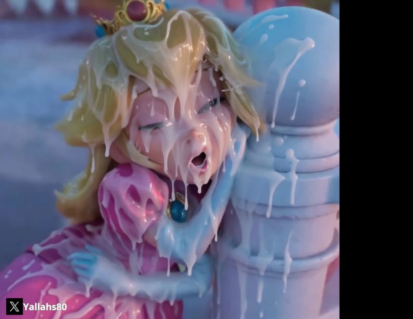 1girls 3d ai_generated balcony blonde-haired_female blonde_female blonde_hair blonde_hair_female blue_jewel bukkake crown crown_jewels cum cum_everywhere cum_on_cheeks cum_on_dress cum_on_eyelashes cum_on_eyes cum_on_face cum_on_gloves cum_on_hair cum_on_mouth cum_on_nose eyelashes female female_focus female_only golden_crown grok grok_imagine human human_only illumination_entertainment long_hair mario_(series) movie mushroom_kingdom nintendo nintendo_movie open_mouth pink_dress princess princess_peach princess_peach_(movie) red_jewel royalty super_mario_bros. super_mario_bros._(2023_film) tired video_game_character video_game_franchise white_gloves white_sleeves woman yallahs80 yellow_hair