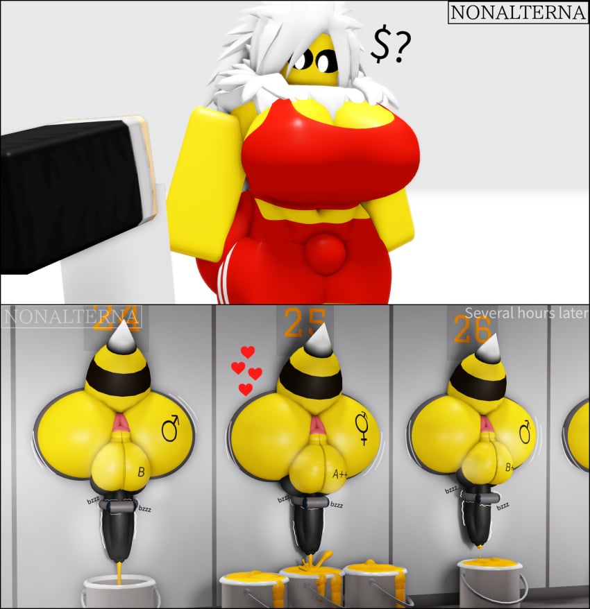 1futs 3d animal_genitalia animal_penis anthro anus ass_only asshole backsack bee bee_girl bee_humanoid big_ass big_balls big_breasts big_butt big_penis black_eyes black_penis bulge butt_only clothed clothed_futanari cock_milking cock_ring cum cum_bucket cumming english_text furry futa_focus futa_is_bigger futa_milking futanari heart honey intersex intersex_symbol knot large_ass large_balls large_breasts large_butt large_penis large_testicles livestock male male_livestock male_milking male_symbol milking milking_cum milking_penis motion_lines neck_tuft nonalterna question_mark red_clothing roblox stuck_in_wall tattoo_on_balls tattoo_on_butt text through_wall vibrating_cock_ring white_hair white_pupils yellow_skin