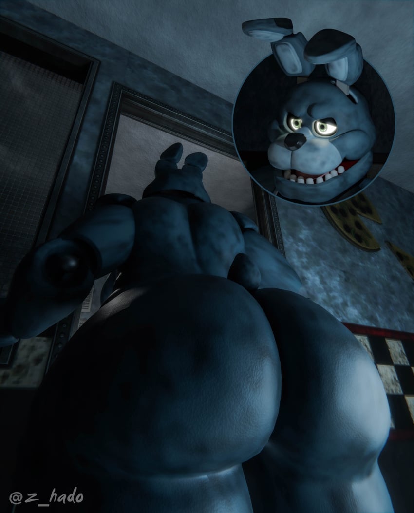 1boy animatronic ass big_ass big_butt bonnie_(fnaf) bubble_ass bubble_butt fat_ass fat_butt five_nights_at_freddy&#039;s huge_ass huge_butt koenics large_ass large_butt male male_only solo solo_male thick_ass thick_butt z_hado