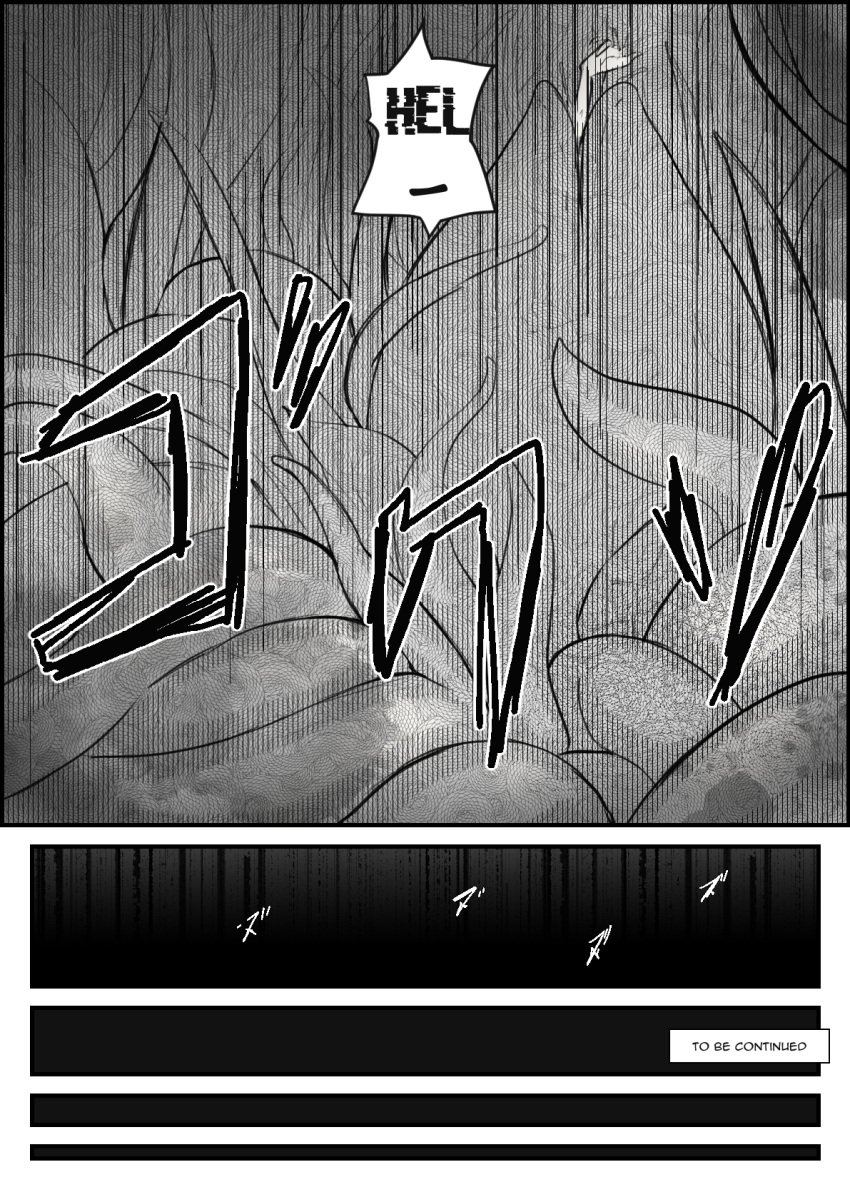 alchemist comic comic_page comic_panel doujinshi fantasy_x_grounds liontek swallowed swallowed_alive swallowed_whole swallowing tentacle tentacle_monster