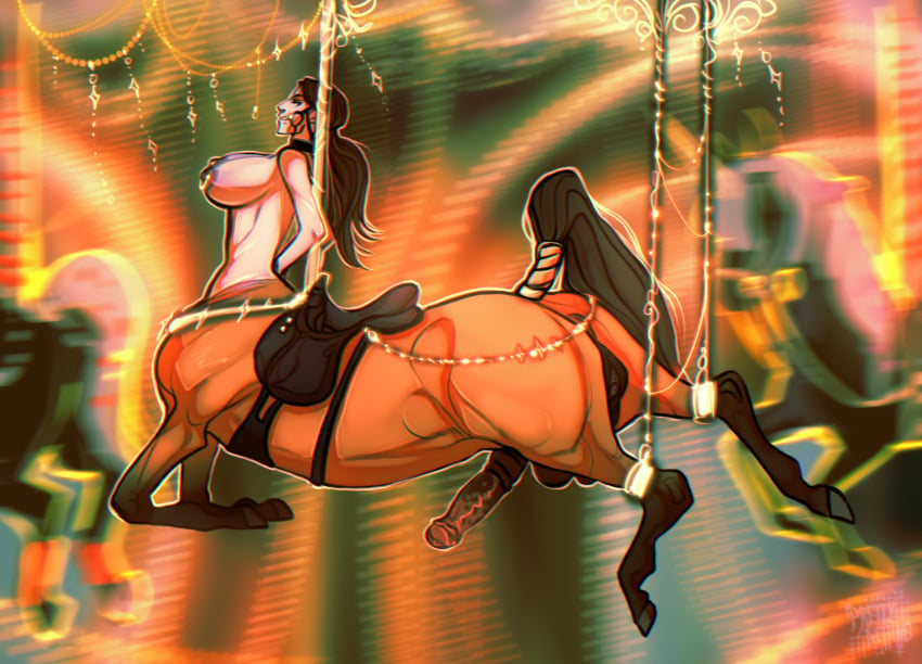 carousel centaur futanari futataur horsecock horsecock_futanari monster monster_girl prettynetting