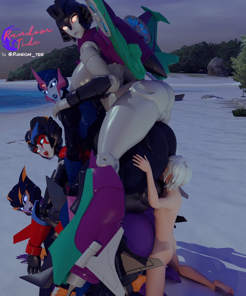 1boy4girls 3d 3d_(artwork) 3d_model 3d_render airachnid alien alien_girl arcee arcee_(prime) autobot beach big_ass blender decepticon digital_media_(artwork) femboy femboy_on_female femboy_penetrating_female foursome gynoid hasbro humanoid large_ass licking licking_pussy mature_female mature_woman milf oc oc_x_canon penetration random_tide render robot robot_girl size_difference slipstream smaller_femboy tower transformers transformers_prime trawert windblade