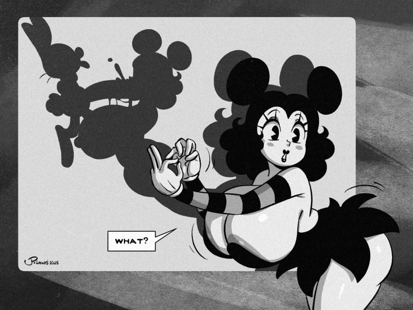 1girls 1other 2025 ? animal_ears areola_slip background beautiful beautiful_females big_ass big_balls big_breasts big_butt big_nipples big_penis big_thighs black_and_white black_background black_eyes black_hair busty busty_female cartoony chubby_female cum digital_art digital_drawing digital_drawing_(artwork) digital_media_(artwork) dress english_text female greyscale hot huge_ass huge_balls huge_breasts huge_butt huge_nipples huge_thighs implied_fellatio joaoppereiraus lips monochrome naked naked_female pale-skinned_female pale-skinned_male pale_skin penis rubberhose sally_mcboing sexually_suggestive sexy sexy_body shadow shadow_puppet skirt speech_bubble toon toony