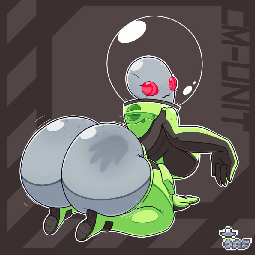 1girls 2019 4_fingers alien alien_girl alien_humanoid ass ass_jiggle big_ass big_breasts big_butt breasts butt classic_alien clothed clothes clothing cute cute_face english_text eyelashes female female_only full_body grey_alien grey_skin hips huge_ass huge_breasts huge_butt humanoid hyper_ass hyper_butt large_ass large_breasts large_butt looking_at_viewer looking_back looking_back_at_viewer nsfwoaf rear_view red_eyes simple_background slap_mark smile solo solo_female spacesuit spank_mark text thick thick_ass thick_thighs thighs uwu watermark wide_hips wobbling_ass