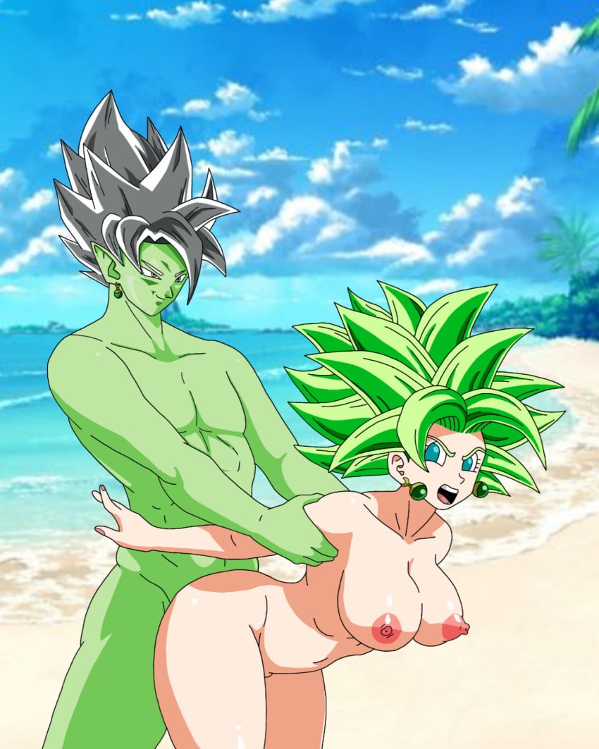 beach_sex dragon_ball_super fused_zamasu kefla tagme zamasu