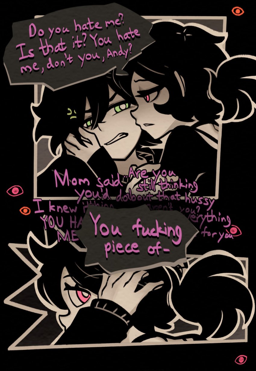 1boy 1boys 1female 1girls 1male 2d andrew_graves ashley_graves brother_and_sister comic comic_page comic_panel dialogue english english_text female highres incest notsorapoi text the_coffin_of_andy_and_leyley