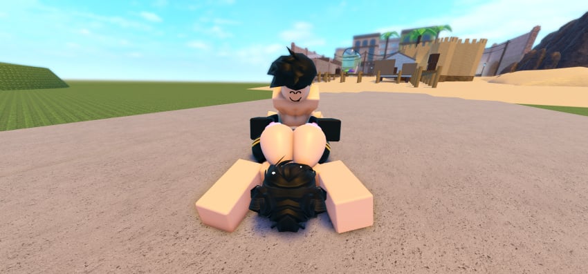 big_breasts black_hair femboy naked_female roblox roblox_avatar roblox_game roblox_studio robloxian whorblox_adventure