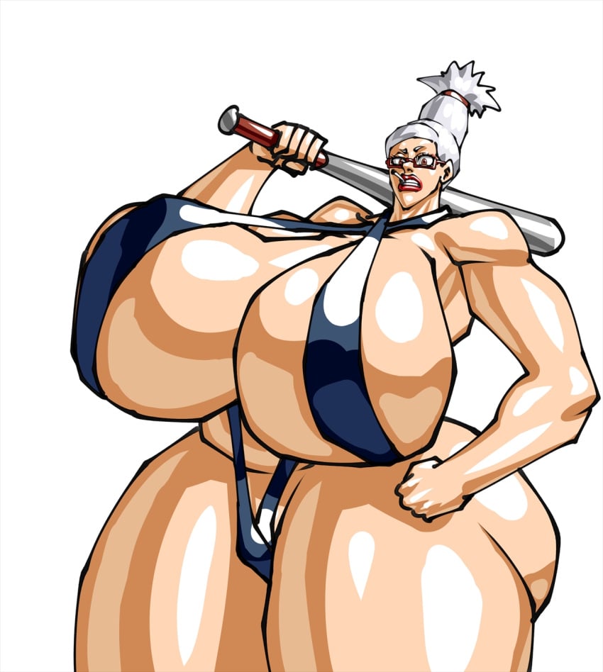 1female 1girls ayase_seiko baseball_bat big_breasts big_breasts big_thighs breasts breasts cigarette cigarette_in_mouth dandadan enormous_breasts enormous_tits fat_thighs female female female female_focus female_only giant_breasts giant_tits gigantic_breasts gigantic_tits gilf glasses huge_breasts huge_breasts huge_thighs large_breasts large_thighs large_tits massive_breasts massive_thighs massive_tits negoto_(nego6) shounen_jump solo solo_female solo_focus tagme thick_thighs thighs thunder_thighs white_hair