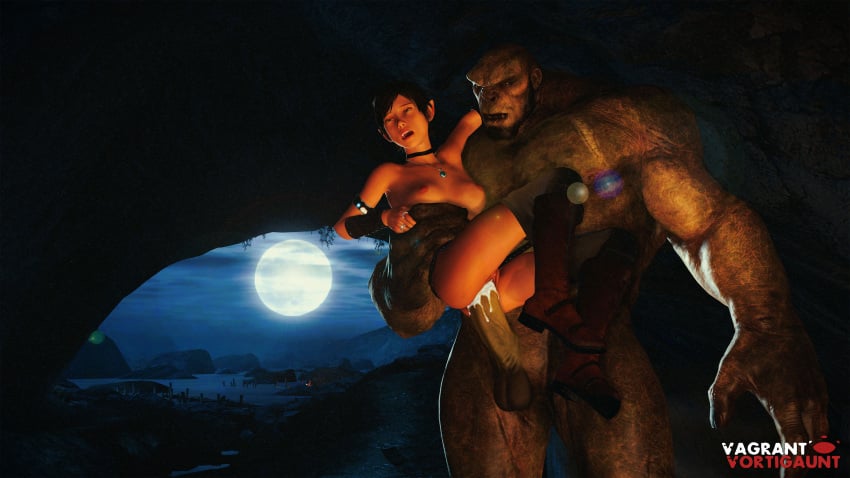 1girls 3d big_penis breasts brown_hair cum cum_in_pussy cum_inside dungeons_and_dragons elf elf_ears elf_female fantasy garry's_mod hi_res huge_cock moonlight oc orc orc_male orgasm_face partially_clothed short_hair stand_and_carry_position standing_sex vaginal_sex