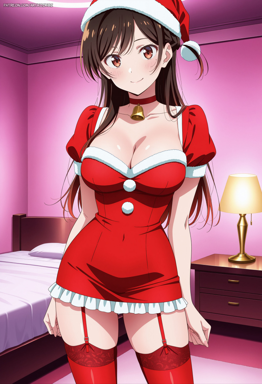 Mizuhara Chizuru (Christmas) Rule 34 Image