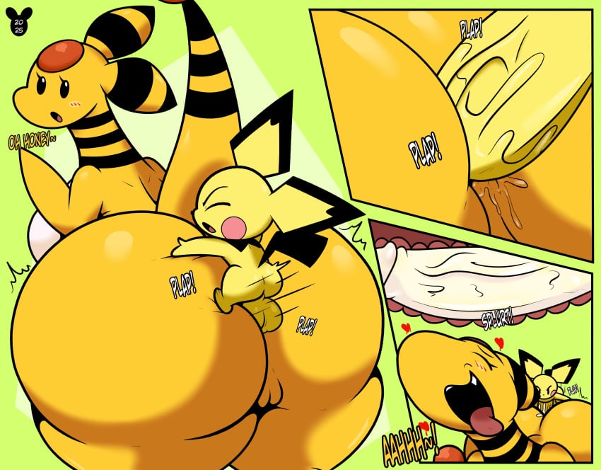 2025 absurd_res ampharos anal anal_sex ass balls big_butt biped black_nose black_tail blush bodily_fluids breasts cheek_spots closed_eyes dialogue duo english_text eyebrows eyelashes female forehead_gem from_behind_position front_view gem generation_2_pokemon genitals heart_symbol hi_res huge_butt huge_thighs humanoid_genitalia humanoid_penis hyper hyper_butt hyper_thighs larger_female looking_pleasured luanctoons male male/female motion_lines nintendo open_mouth open_smile penetration penile penile_penetration penis pichu pink_cheeks pokemon pokemon_(species) pussy rear_view red_gem red_heart sex size_difference smaller_male smile sound_effects standing tail talking_to_another teeth text thick_thighs tongue tongue_out white_text x-ray_view yellow_balls yellow_butt yellow_penis yellow_pussy yellow_text