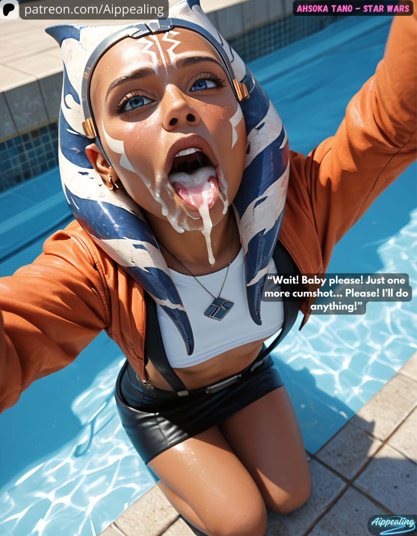 ahsoka_tano ai_generated aippealing clone_wars cum_in_mouth cum_on_face cumshot cumshot_in_mouth female open_mouth star_wars