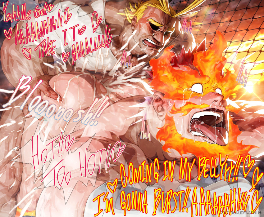 all_might anal anal_sex bara bara_ass big_ass big_ass_(male) big_butt big_penis bubble_ass bubble_butt cumming endeavor_(my_hero_academia) enji_todoroki fat_ass fat_butt gay huge_ass huge_butt hyper_penis large_ass large_butt male_only massive_ass massive_butt muscle_ass muscle_butt muscular_ass muscular_butt my_hero_academia plump_ass plump_butt rokudenashi round_ass round_butt sex text yaoi