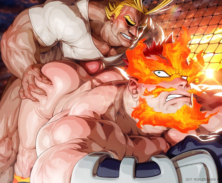 all_might anal anal_sex assjob bara bara_ass big_ass big_ass_(male) big_butt big_penis bubble_ass bubble_butt buttjob endeavor_(my_hero_academia) enji_todoroki entering fat_ass fat_butt gay hot_dogging huge_ass huge_butt hyper_penis large_ass large_butt male_only massive_ass massive_butt muscle_ass muscle_butt muscular_ass muscular_butt my_hero_academia no_text_version penis_between_ass plump_ass plump_butt rokudenashi round_ass round_butt sex yaoi