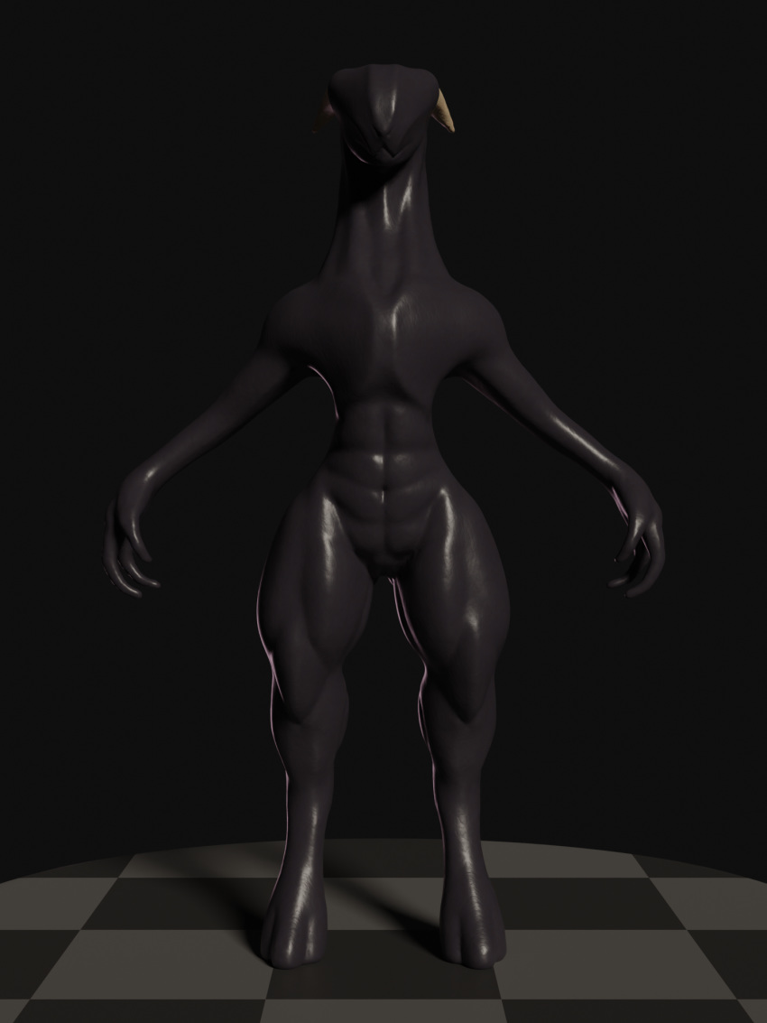 3d 3d_(artwork) alien biped dark_skin digital_media_(artwork) female hi_res hillan monster pussy solo vulpes_helios