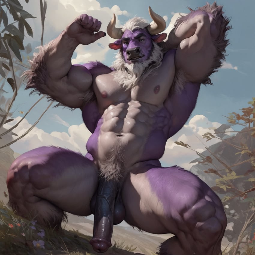 ai_generated male male_focus male_only minotaur sole_male tagme
