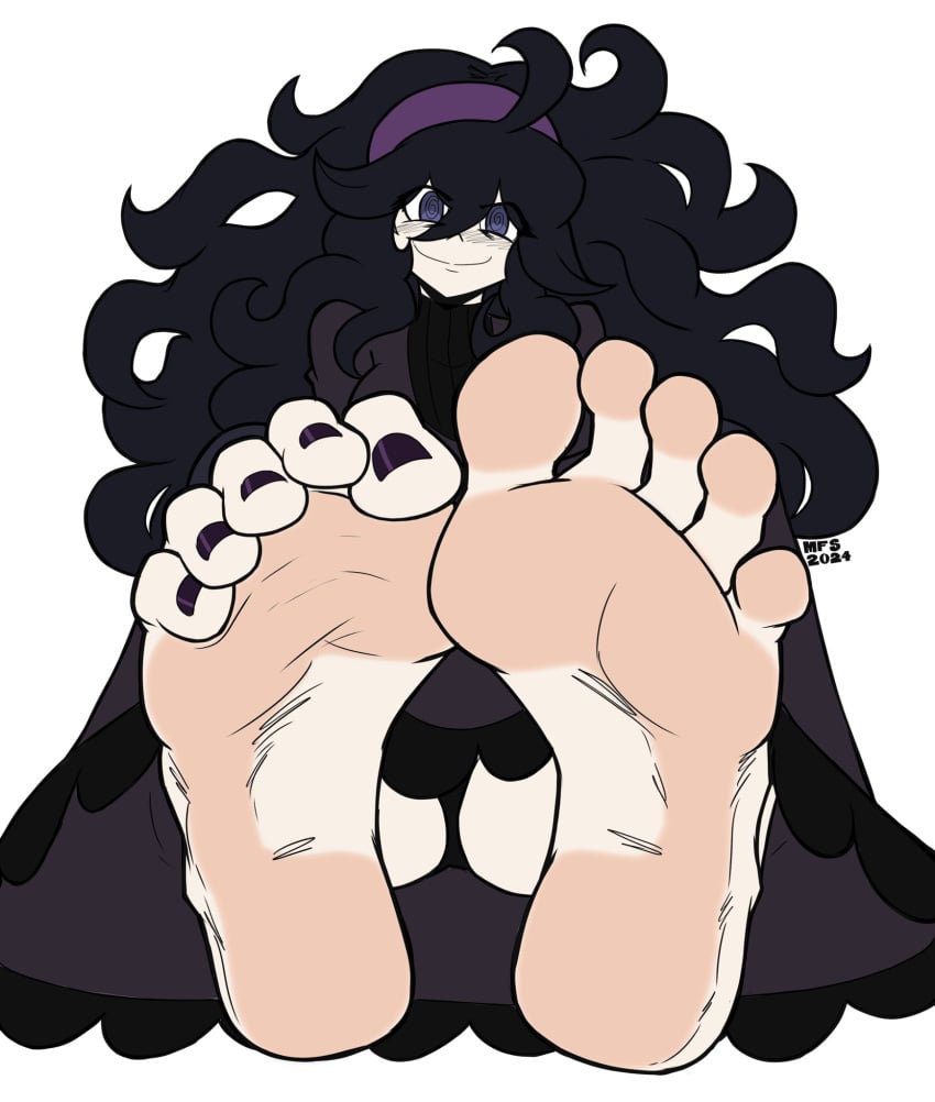 1girls 2024 big_feet feet feet_up female female_feet female_focus female_only foot_fetish foot_focus hex_maniac meaty_soles mostlyfunstuff pale-skinned_female pale_skin pokemon tagme