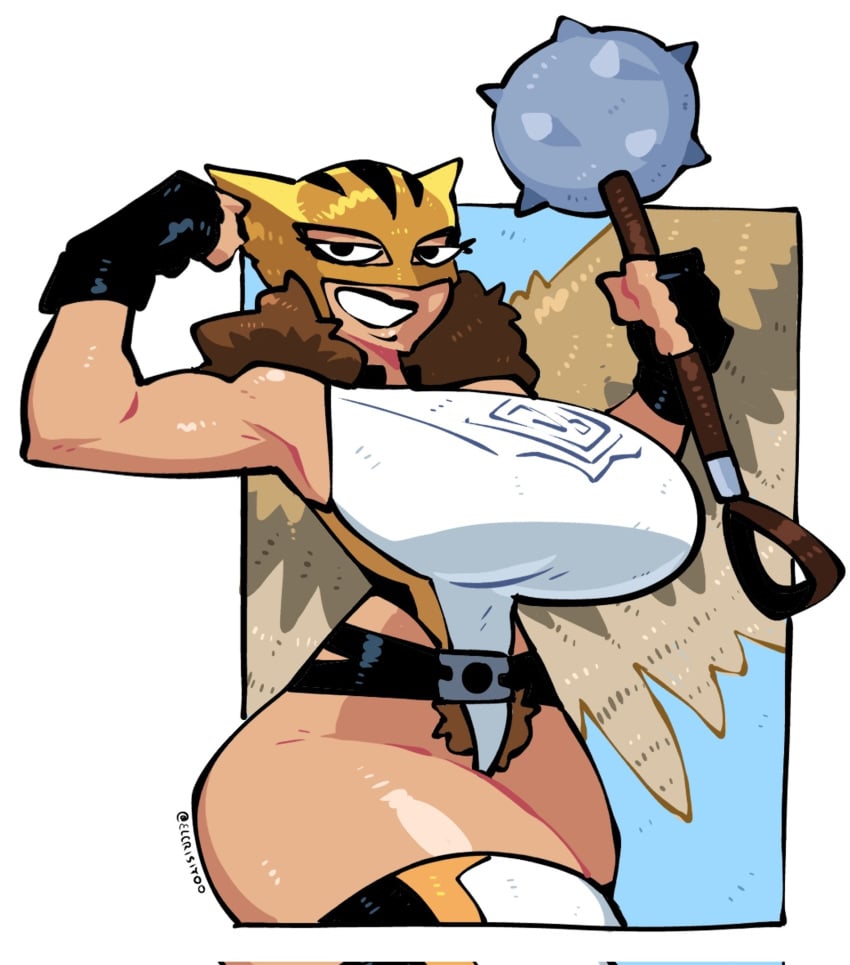 big_ass big_breasts big_butt big_titties breasts brown_hair clothing crisiyotron curvaceous curvaceous_female curvaceous_figure curvy curvy_figure curvy_hips dc dc_comics dcu elcrisiyoo female female_focus female_only hawkgirl kendra_saunders long_hair looking_at_viewer pubic_hair superman_(2025) superman_(series) thigh_highs