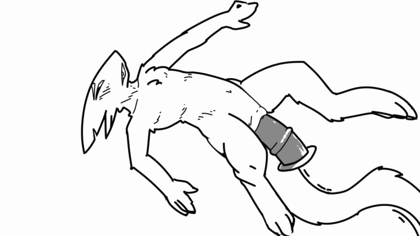 16:9 2019 3_toes 4_fingers animal_genitalia animal_penis animated anthro anthro_penetrated biped blush breathing canary_(fiaskers) cuntboy cuntboy_only digital_media_(artwork) dildo equine_penis erection feet fiaskers frame_by_frame fur horsecock huge_dildo intersex joel_(fiaskers) line_art looking_at_viewer loop monochrome no_nipples nude open_mouth paws penetration pussy sex_toy simple_background solo stomach_bulge tail vaginal_penetration