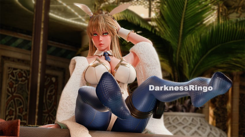 artoria_pendragon artoria_pendragon_(lancer) artoria_pendragon_ruler bunny_girl bunnysuit darknessringo feet feet foot_fetish