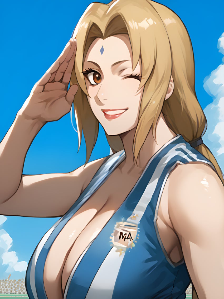 ai_generated anime argentina big_ass big_breasts big_butt bimbo blonde_hair female manga mature mature_female milf mommy naruto naruto_(series) naruto_shippuden rxnbx selfie tsunade