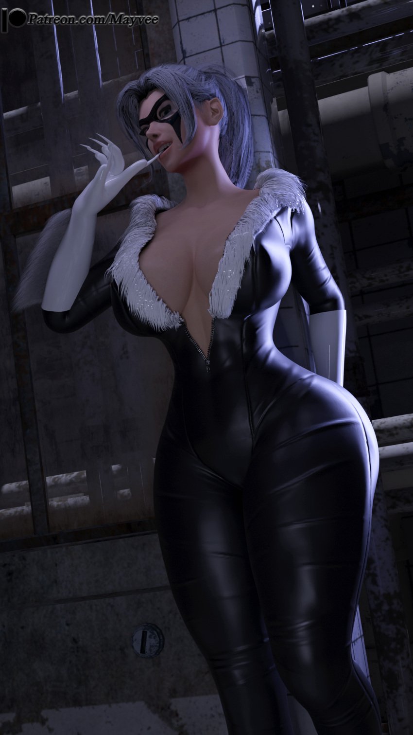 1girls 3d big_ass big_breasts big_thighs black_cat_(marvel) breasts bust busty chest curvaceous curvy curvy_figure felicia_hardy female hips hourglass_figure huge_ass huge_breasts large_ass large_breasts legs light-skinned_female light_skin marvel marvel_comics mature mature_female mayvee slim_waist spider-man_(series) thick thick_hips thick_legs thick_thighs thighs voluptuous voluptuous_female waist white_hair wide_hips wide_thighs