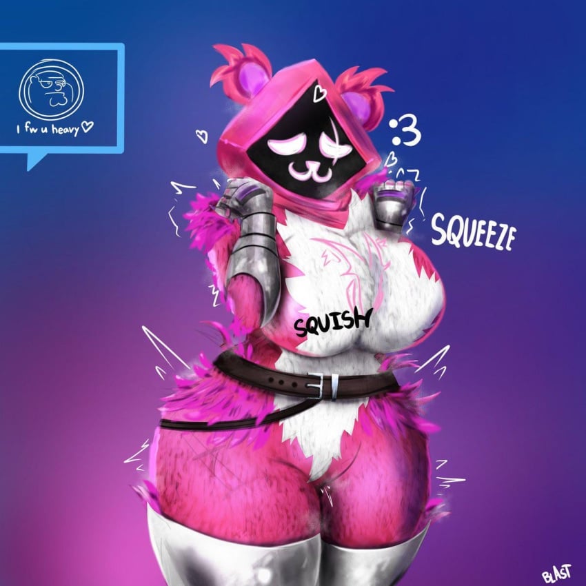 anthro ass back_view bear big_ass big_breasts big_butt blastnsfw bodily_fluids breasts butt_grab clothing epic_games family_guy female fortnite fortnite:_battle_royale furry hand_on_butt huge_breasts huge_butt human large_ass mammal peter_griffin raven_team_leader rear_view smug sweat sweaty_butt thick_thighs wide_hips