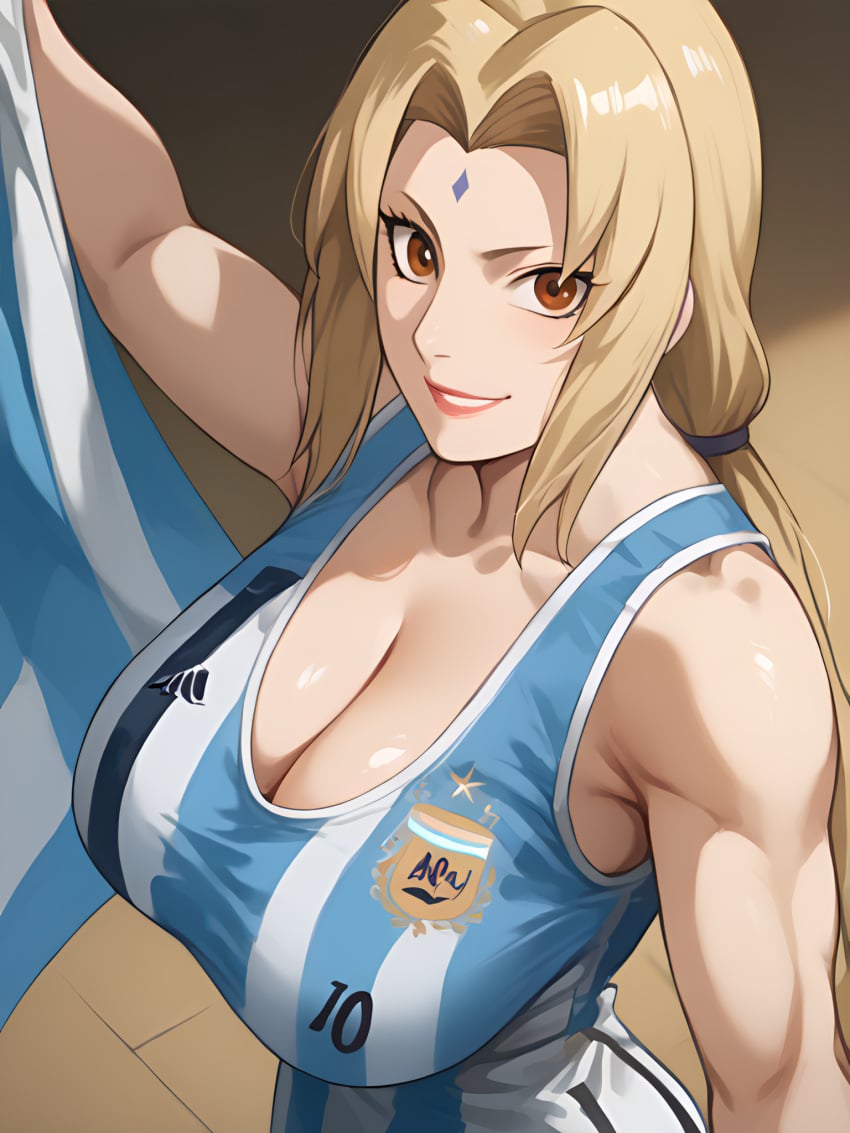 ai_generated anime argentina big_ass big_breasts big_butt bimbo blonde_hair female manga mature mature_female milf mommy naruto naruto_(series) naruto_shippuden rxnbx selfie tsunade