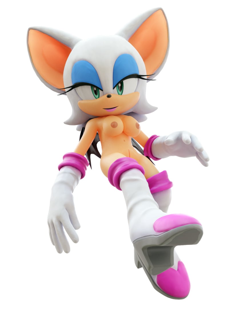 3d 3d_model anthro boots breasts candyhead edit female female_only furry mobian mobian_(species) mobian_bat mostly_nude nude png rouge_the_bat sega sonic_(series) sonic_adventure_2 sonic_the_hedgehog_(series) transparent_background white_background