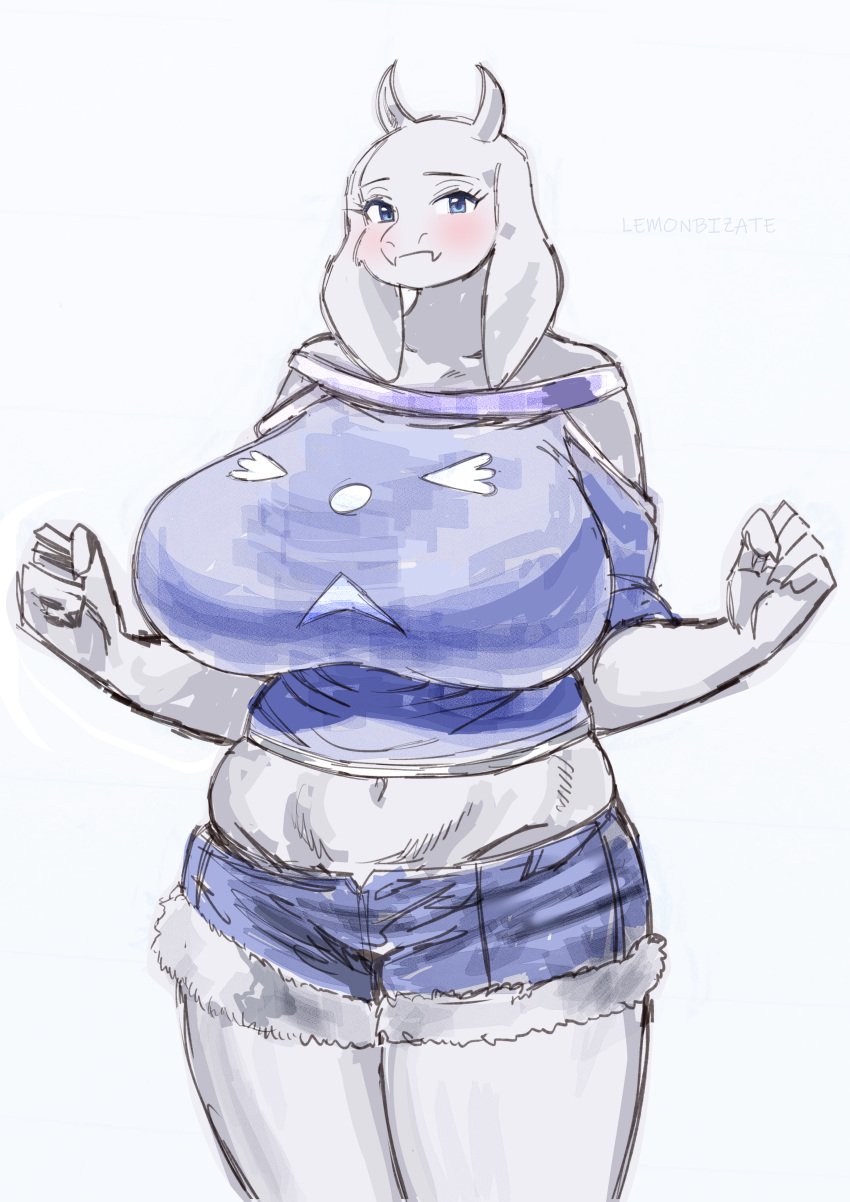 1girls anthro anthro_only big_breasts breasts deltarune female fur furry furry_only gigantic_breasts goat hi_res hips horns hourglass_figure huge_breasts humanoid large_breasts lemonbizate_(artist) long_ears looking_at_viewer massive_breasts mature mature_female milf mother plump purple_clothes purple_eyes solo solo_female thick thick_thighs thighs toby_fox top_heavy toriel undertale undertale_(series) voluptuous white_body white_fur wide_hips