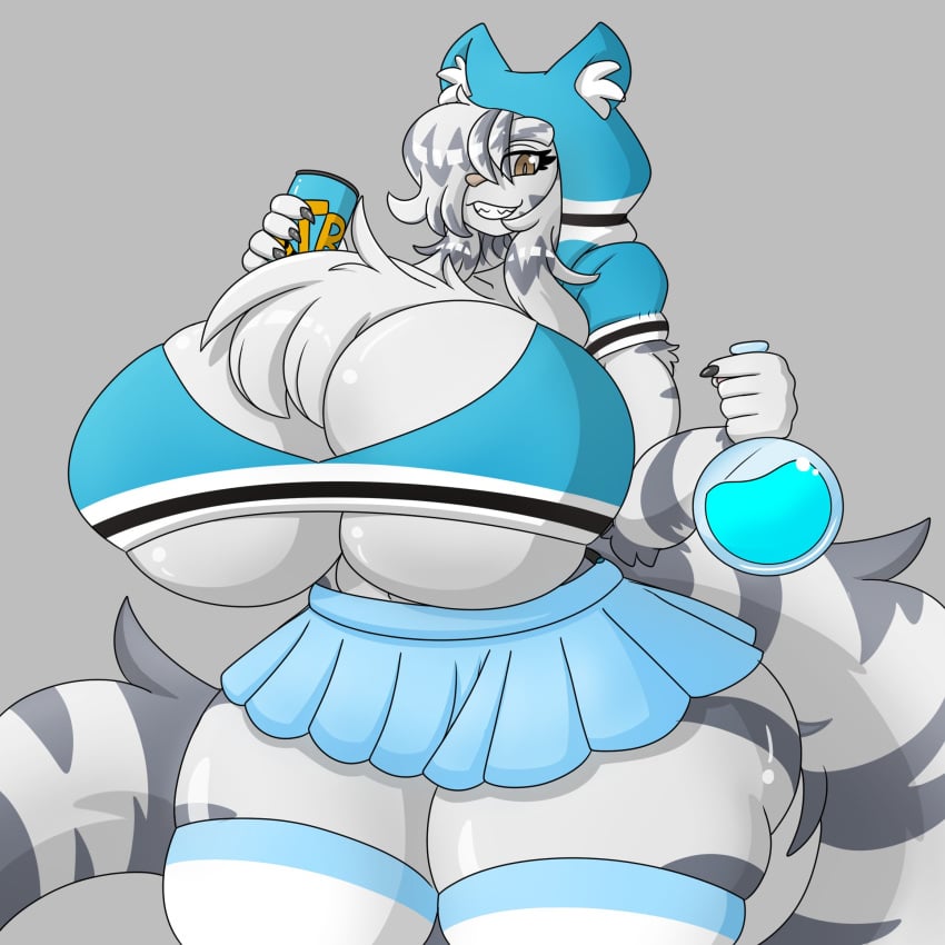 big_breasts breasts female furry huge_breasts jumney jumney-brows jumneyarts thick_thighs thighhighs tiger-brows_(character) wide_hips