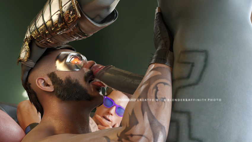 3boys 3d 3d_(artwork) 3d_model 3males boner ckang2021 cum_in_mouth eating_cum ejaculating_cum erection gay gay_blowjob gay_oral gay_sex gay_threesome johnny_cage kano_(mortal_kombat) kotal_kahn male/male/male male_focus male_only mmm_threesome mortal_kombat mortal_kombat_11 netherrealm_studios nude osh-tekk sunglasses tasting_cum threesome watching_from_afar