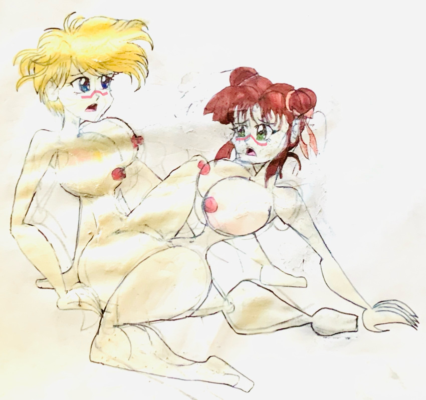 blonde_hair fushigi_yuugi scissoring tribadism yuri