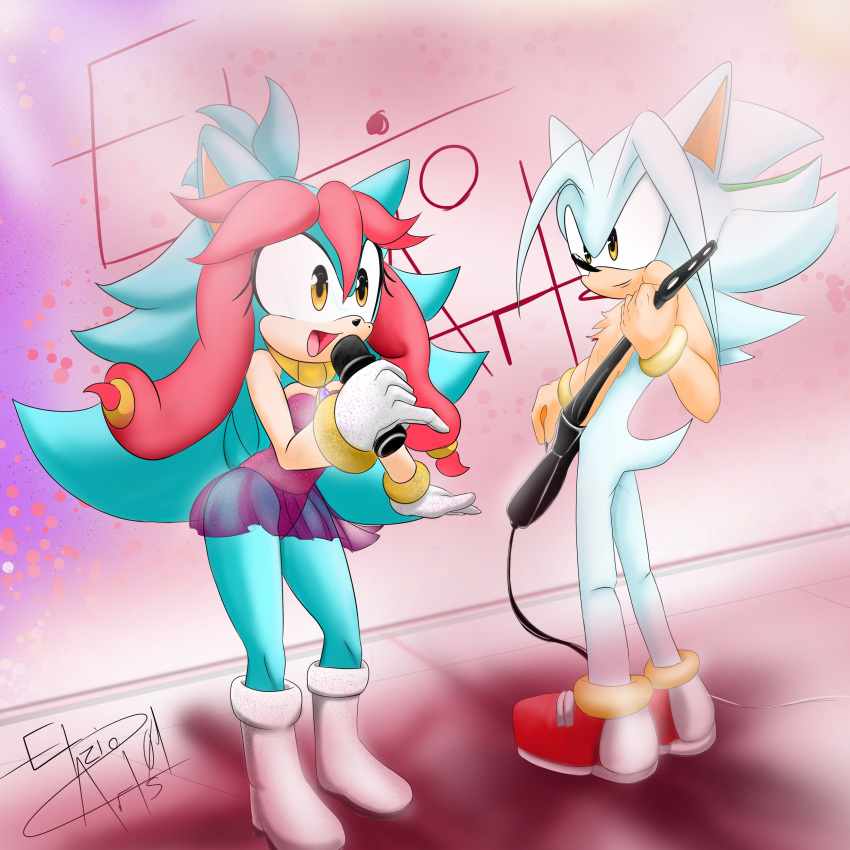 concert earts01 etzioarts01 female mobian_(species) playing_guitar singer sonic_(series)