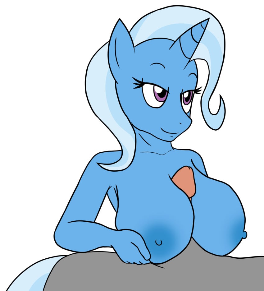 anthro big_breasts breasts equid female friendship_is_magic furry hi_res male mammal my_little_pony paizuri penis sex steelph straight titjob trixie_(mlp)